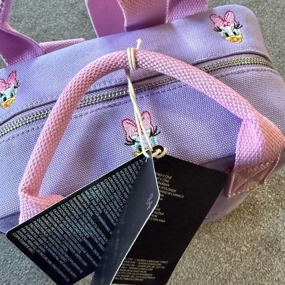 NWT Loungefly Disney Daisy Duck Allover Print Mini Backpack Rare Find - Picture 7 of 7